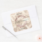 Étiquette de bougie parties scintillant moderne ro (Enveloppe)