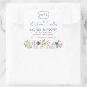 Étiquette de bougie personnalisé | Ajouter votre l (Sac)