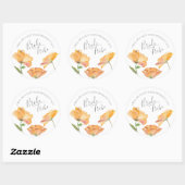 Étiquette de bougie pour la tribu de la mariée dem (Feuille)