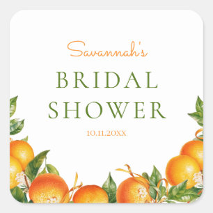 Étiquette de bougie pour thème de shower de mariag