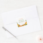 Étiquette de bougie pour thème de shower de mariag (Enveloppe)