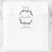 Étiquette de bougie rustique Lavande étiquette de  (Sac)