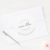 Étiquette de bougie Simple Moderne (Enveloppe)