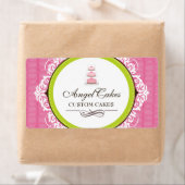 Étiquette de boulangerie de gâteaux (En situation)