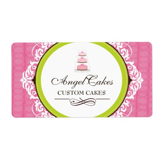 Étiquette de boulangerie de gâteaux (Devant)