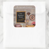 Étiquette de boulangerie personnalisable (Sac)