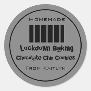Étiquette de boulangerie personnalisé Cookie de ve