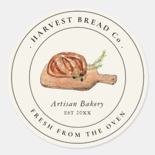 Étiquette de boulangerie vintage Pain