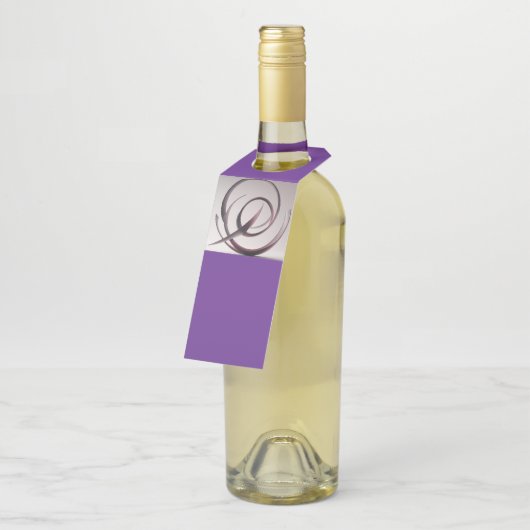 Étiquette de Bouteille (Incliné)