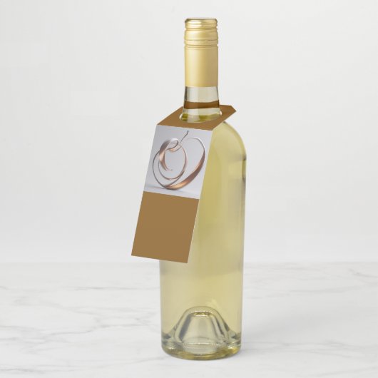 Étiquette de Bouteille (Incliné)