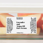 Étiquette de bouteille à goutte blanche imperméabl (Apposé)