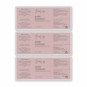 Étiquette de bouteille à goutte cosmétique (Devant)