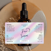 Étiquette de bouteille à goutte OZ Holographique 2