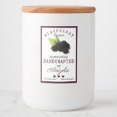 Étiquette de bouteille Blackberry Liqueur fait mai (Devant)