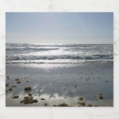 Étiquette de bouteille Cocoa Beach (Étiquettes simples)