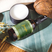 Étiquette de bouteille cosmétique Jungle Feuille G