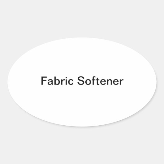 Étiquette de bouteille d'adoucissant/ (Devant)