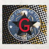 Étiquette de bouteille de bière personnalisé (Étiquettes simples)