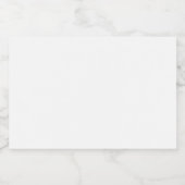 Étiquette de bouteille de bouteille miniature blan (Étiquettes simples)