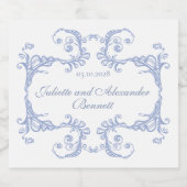 Étiquette de bouteille de champagne de mariage bar (Étiquettes simples)