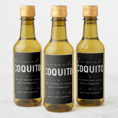 Étiquette de bouteille de Coquito fait maison (Bouteilles)