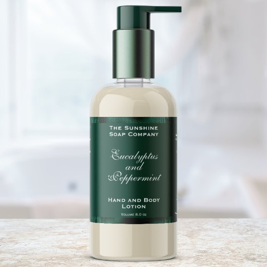 Étiquette de bouteille de cosmétiques en feuille v