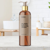 Étiquette de bouteille de cosmétiques imperméable 