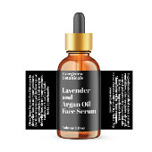 Étiquette de bouteille de gouttelette noire étanch