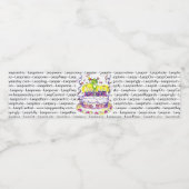 Étiquette de bouteille de l'année bissextile (Étiquettes simples)