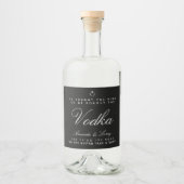 Étiquette de bouteille de liqueur de fiançailles p (Devant)