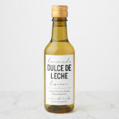 Étiquette de bouteille de liqueur Dolce de Leche f (Devant)