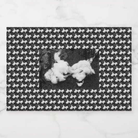 étiquette de bouteille de liqueur moelleuse (Étiquettes simples)