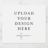 Étiquette de bouteille de liquide 4" x 3,5" (série (Étiquettes simples)