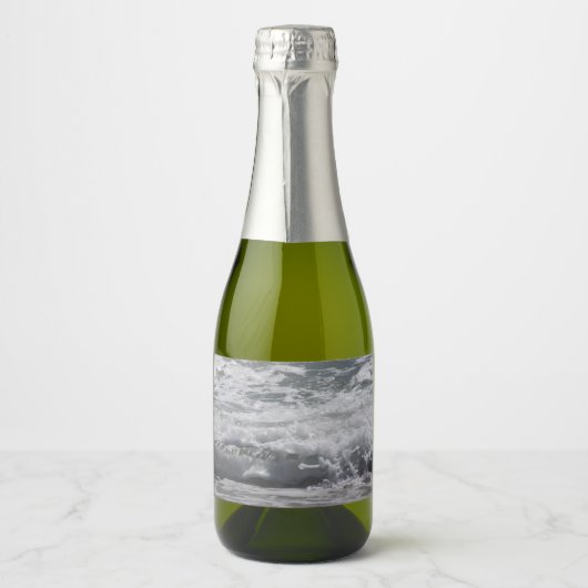 Étiquette de bouteille de l'océan Atlantique (Devant)