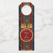 Étiquette de bouteille de mariage africaine person (Devant)