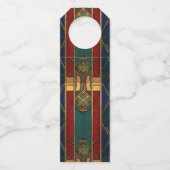 Étiquette de bouteille de mariage africaine person (Dos)