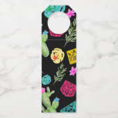 Étiquette de bouteille de remerciement de fête mex (Dos)