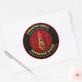 Étiquette de bouteille de sauce chaude (Enveloppe)