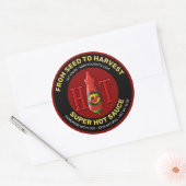 Étiquette de bouteille de sauce chaude (Enveloppe)