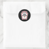 Étiquette de bouteille de sauce Clic Bbq drôle de (Sac)