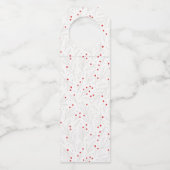 Étiquette de bouteille de vacances de style vintag (Dos)