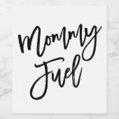 Étiquette de bouteille de vin à la main chic (Étiquettes simples)