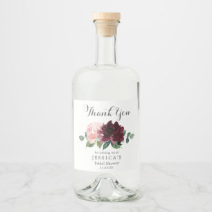 Étiquette de bouteille de vin Bourgogne