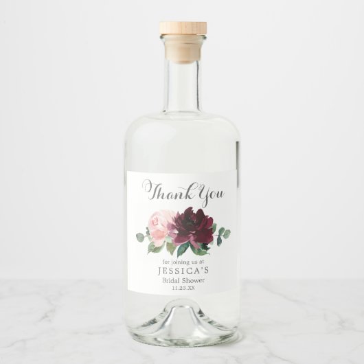 Étiquette de bouteille de vin Bourgogne (Devant)