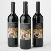 Étiquette de bouteille de vin élégant pour l'anniv (Bouteilles)