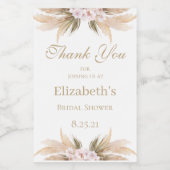 Étiquette de bouteille de vin miniature pour Baby  (Étiquettes simples)