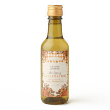 Étiquette de bouteille de vin pour Friendsgiving c