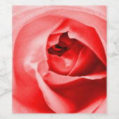 Étiquette de bouteille de vin rose (Étiquettes simples)