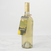 Étiquette de bouteille de vin – Silence Doré (Incliné)