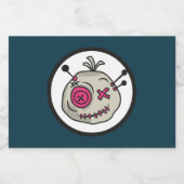 Étiquette de bouteille de vin Voodoo Token Mini Sp (Étiquettes simples)